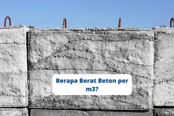 Berapa berat beton per m3