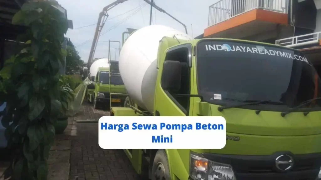 Harga Sewa Pompa Beton Mini