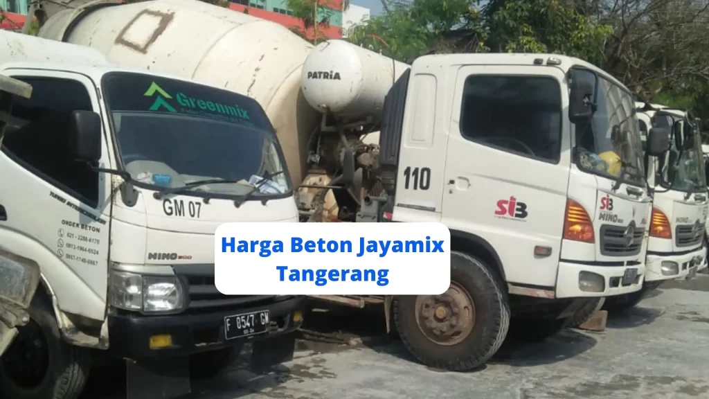 Harga Beton Jayamix Tangerang